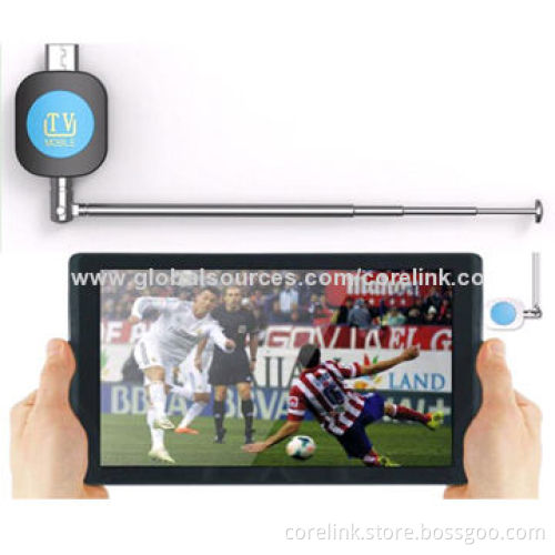Combo DVB-T + ISDB-T Pad TV Dongle for Google's Android Devices, 470-862MHz ISDB-T Frequency
